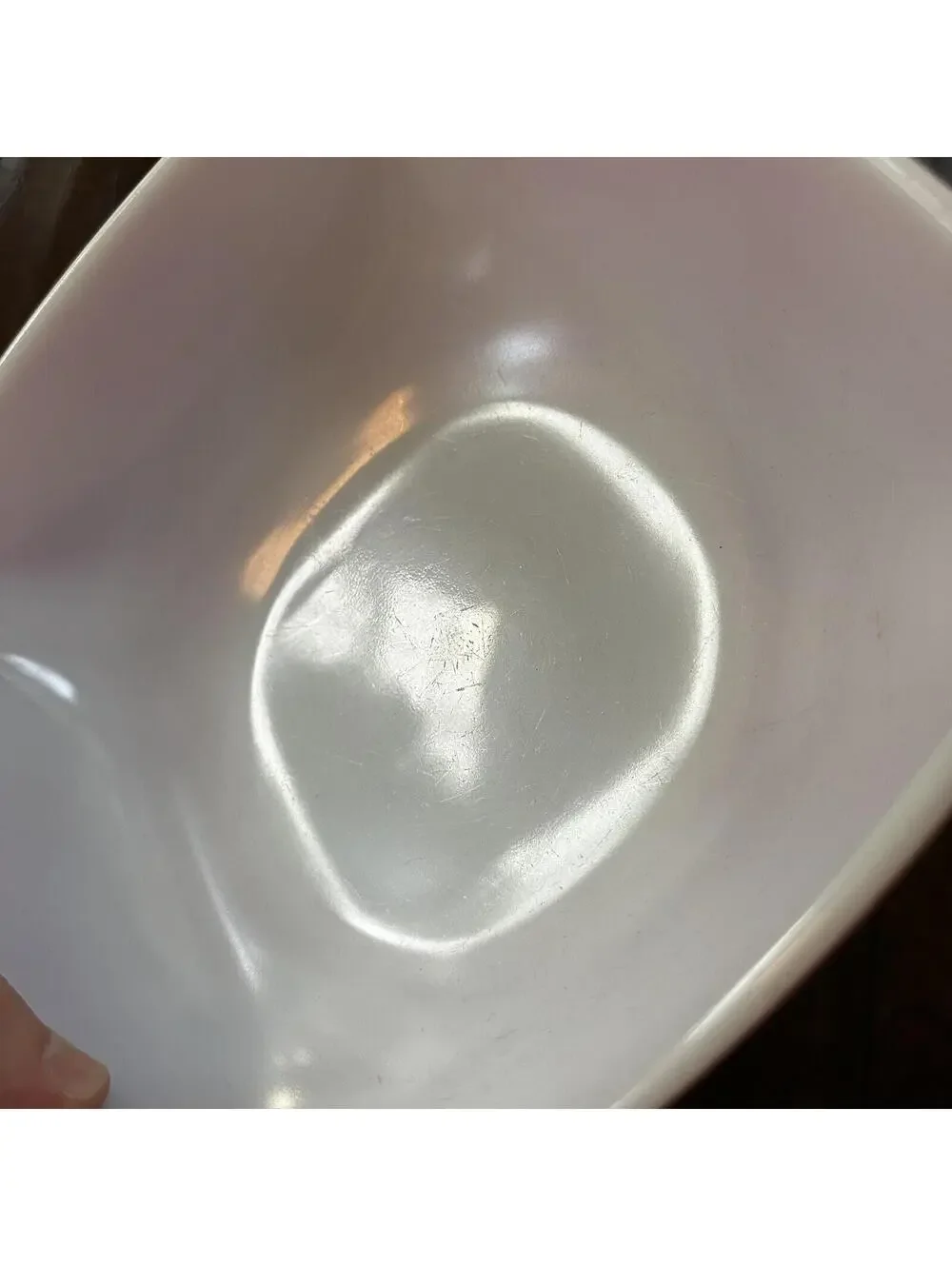 VTG RED PYREX 2.5 QT SQUARE CASSEROLE DISH 625B-025 Faded AMAZING